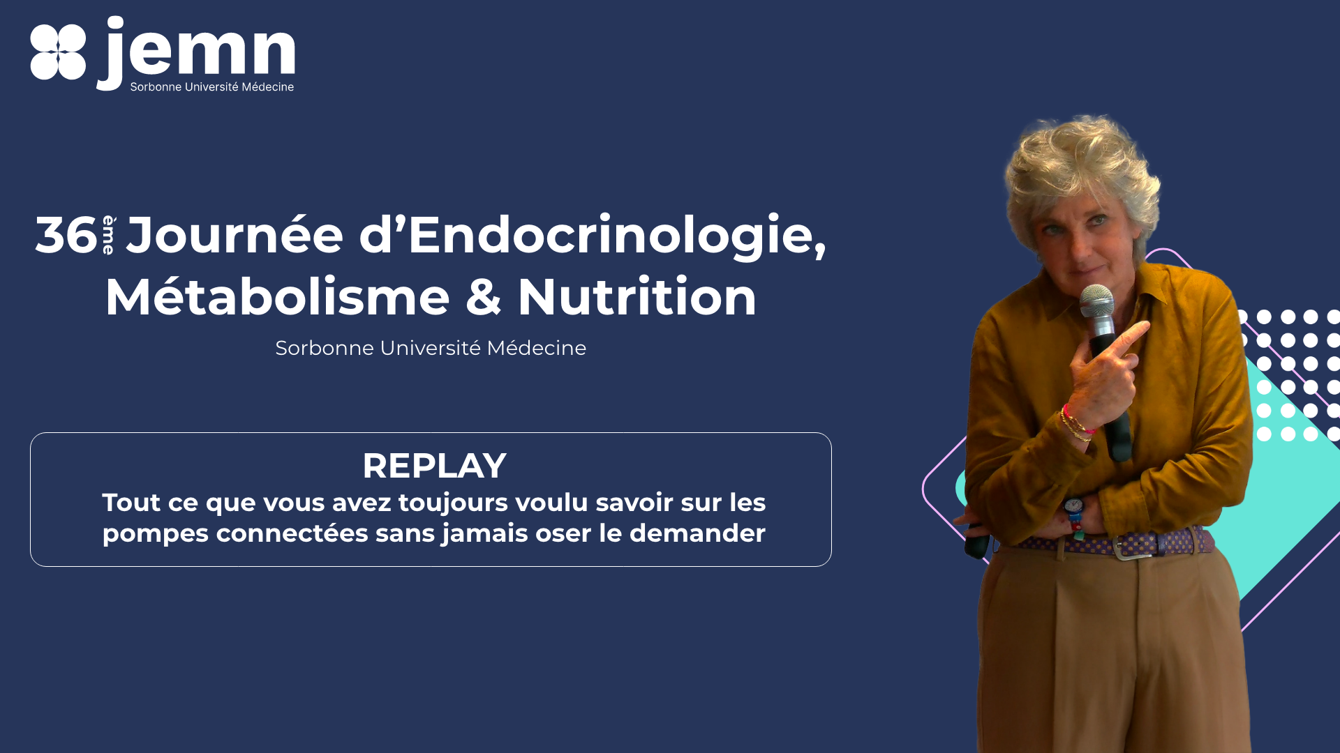 JEMN36 - Tout ce que vous avez toujours voulu savoir sur les pompes connectées (REPLAY)
